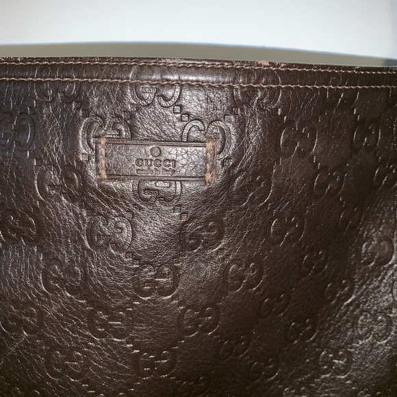 GUCCI signature leather messenger - Picture 2 of 4